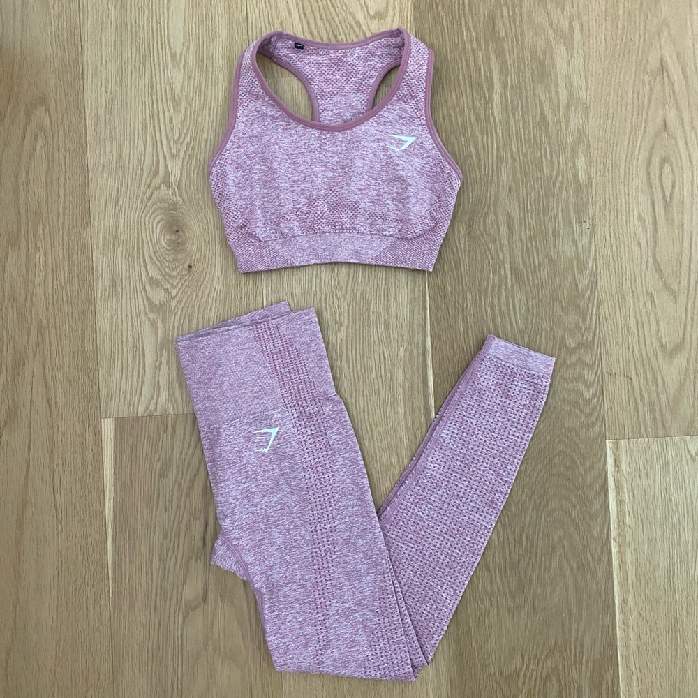 Gymshark Women’s Vital Seamless Set in Dusty Pink
